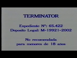 TERMINATOR (1984) | Intro VHS España