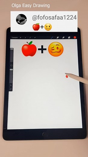 My YouTube channel 👉 Olga Easy Drawing. #art #drawingart #digital #OlgaEasyDrawing #procreate #satisfyingart #arttiktok #mixemoji
