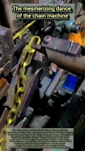 The mesmerizing dance of the chain machine