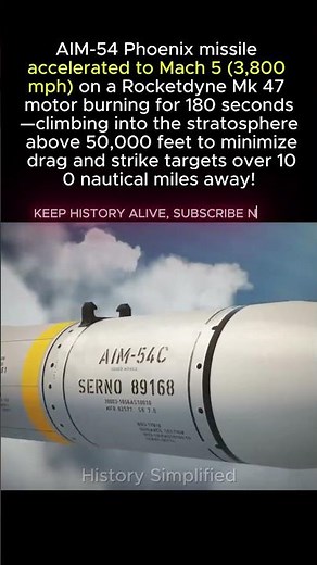 Mach 5. Stratosphere. 3 MINUTES. The Phoenix Missile Was A Spaceship.