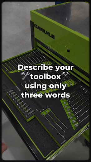 Describe your work space in three words — go. 🔧 | Carlyle Tools