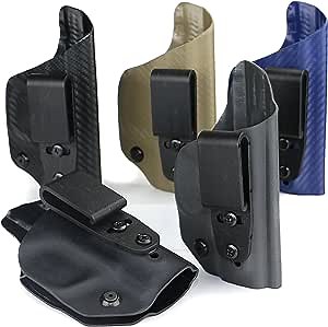 Deluxe Trapp Kydex IWB Holster - Ruger SR 9c & 40c Our Smallest Inside Waistband Holster Adjustable Cant & Retention, Conceal Carry