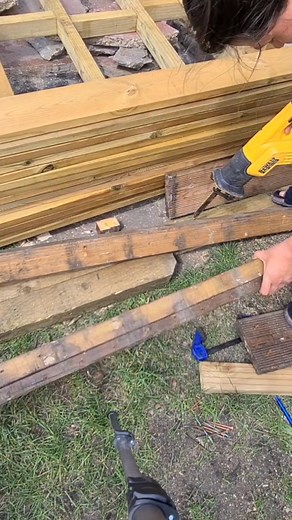 21K views · 154 reactions | Near death experience!!  Decking Revamp Part 13! | DIY With Emma | Facebook