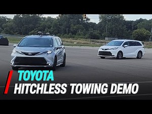 Toyota Hitchless Towing Real-World Demonstration
