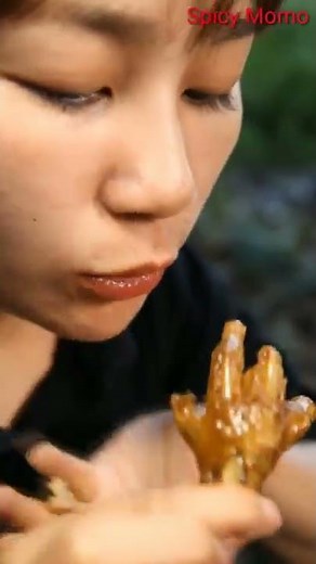(Spicy Food Eating) - Juicy Spicy Chicken Leg - Spicy Mukbang ASMR #Shorts