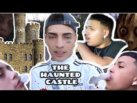 WE GOT LITT IN A HAUNTED CASTLE!