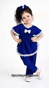 👗 Kids Night Dress Cutting ✂️ Easy Method #trending #viral #fashion #dress #design #facebook | Rehan Janii