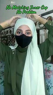 Without Inner Cap Daily wear Hijab Tutorial🌸