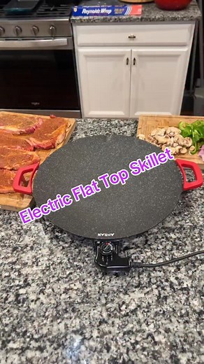 77K views · 3.4K reactions |  Grill Indoors Like a Pro! Perfect sear, zero smoke — this electric grill pan cooks meat, veggies, and seafood evenly with its non-stick surface and fast heat control. Your new go-to for easy BBQ nights at home  #kitchenfinds #homecooking #bbqathome #indoorbbq #amazonfinds #amazonmusthaves | easyazdeals | Facebook