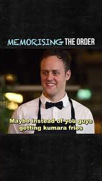 waiters that can memorise orders...