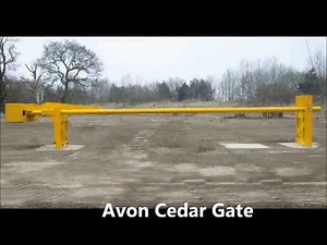 Avon Cedar Gate Manual Rising Arm Gate PAS 68 Test (formally Newey Barrier