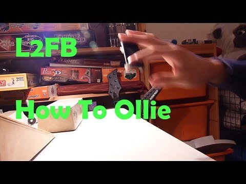 Learn To Fingerboard Ep.1 - How To Ollie