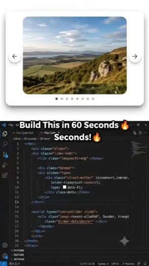Can You Build This Image Slider in JavaScript? 🤯 #javascript #coding