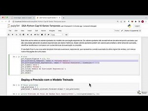 Building and Training the Exponential Smoothing Model with Python Language