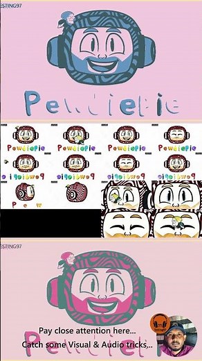 PewDiePie Cocomelon logo intro Synchronize 16 Times | SyncsUp #intros #cocomelon #preview2effects