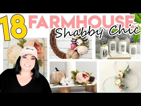 🌟 18 Beautiful Farmhouse Shabby Chic Decor | Shabby Chic Farmhouse Style DIY Decor