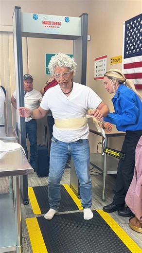 TSA agent gets big suprise | Angel & Tony