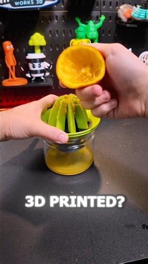 3D Printed Citrus Juicer – Fresh Juice Anytime! 🍊🥤