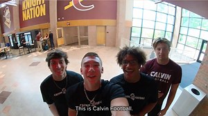 Take a tour of the new football suite with players Breylon Cox, Luca Prior, K.J. Harp, and Peter Markvluwer! Don’t miss the chance to support them and the rest of the team in the upcoming Maroon & Gold scrimmage happening Saturday, September 30! ❤️💛🏈 Visit calvin.edu/homecoming for more details. #GoCalvin | Calvin University