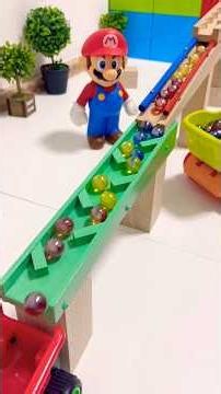 marble Run Race ASMR #316 Wooden Wave Course Colorful Marbles #marblerun #marblerunrace #asmr