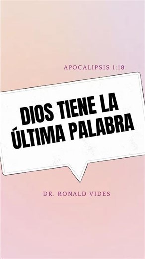 Devocional Día 61 de 365 — Dios tiene la última palabra