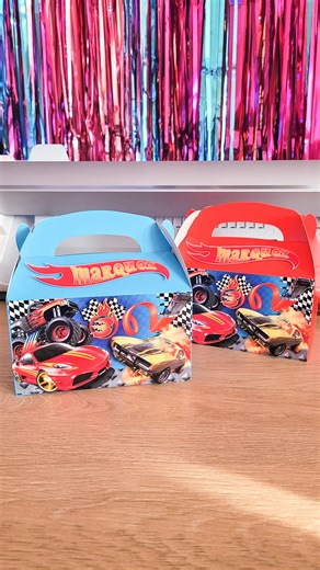18K views · 396 reactions | Race car theme birthday party favor idea. Custom gable box with 3D pop up effect. Using Party Printables Vinyl and 61lb Party Printables Cardstock. #prettypartyandcrafty #partyprintablespaper #partyprintablescardstock #partyprintablesvinyl #favorboxes #birthdaypartyideas #boybirthday | Pretty Party & Crafty | Facebook
