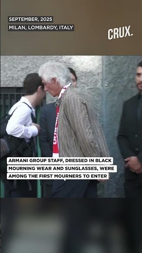 Scores of Mourners Pay Tribute to Fashion Icon Giorgio Armani