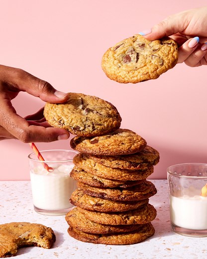 3.5K views · 1.4K reactions | Baking with friends is definitely our favorite Palentine's Day activity. ❤️ Get our recipe for Supersized, Super-Soft Chocolate Chip Cookies, and plan a special day with your pals! https://bakewith.us/ROTY24 | King Arthur Baking Company | Facebook