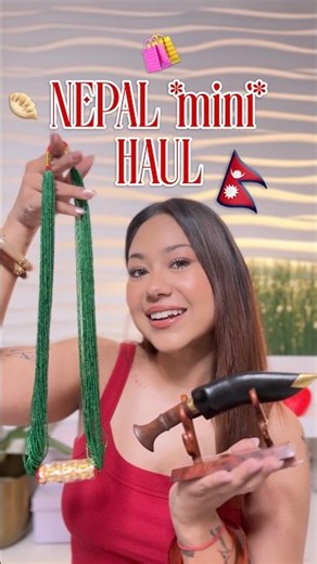 He got me MANGALSUTRA from NEPAL😨♥️✨ mini haul #shorts #ashortaday #haul #nepal