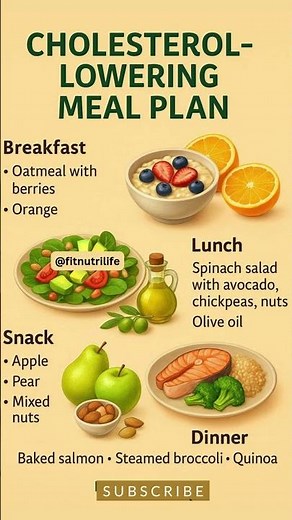 “Lower Cholesterol FAST with This Simple 1-Day Meal Plan | Doctor-Approved Foods for Heart Health”