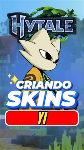 criei a skin do YI de NINE SOLS no HYTALE🫢 #hytale #minecraft #shorts #ninesols #game