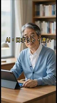 AIとロボット、何が違うの？｜AIミライ塾