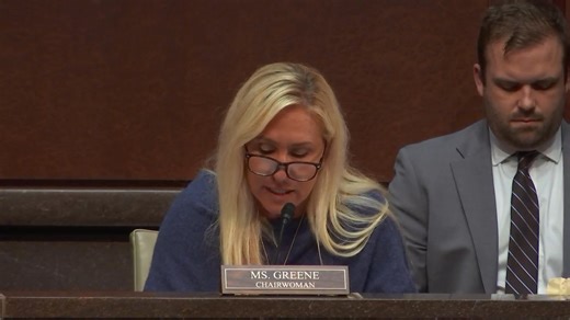 87K views · 9K reactions | The Biden regime used YOUR tax dollars to fund their friends, push woke policies, and bankroll illegal immigration. Thanks to President Trump, we’re cutting off the cash. @DOGECommittee is exposing this corrupt NGO racket for good. Here’s my closing statement  | Congresswoman Marjorie Taylor Greene | Facebook