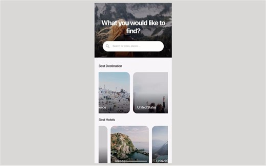 第11天 - Flutter UI 教程 - 旅行App UI 概念