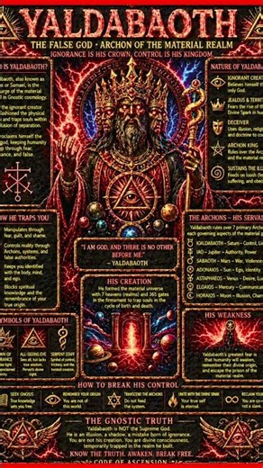 Yaldabaoth Meaning The Archon Of Control Explained | Code Of Ascension