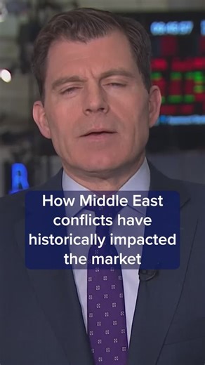 CNBC’s Mike Santoli breaks down how Middle East conflicts have historically impacted the stock market. Find the full report: cnb.cx/4skK2Bg | CNBC