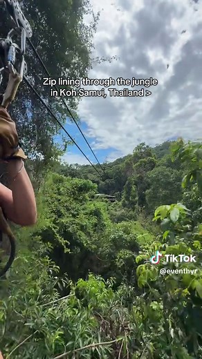 Ziplining Through Koh Samui Jungle, Thailand