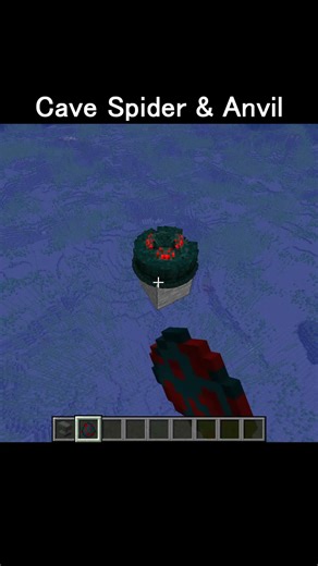 Minecraft Cave Spider & Anvil #minecraft