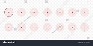 Target Aim Icon Aim Gun Big Stock Vector (Royalty Free) 2570871983 | Shutterstock