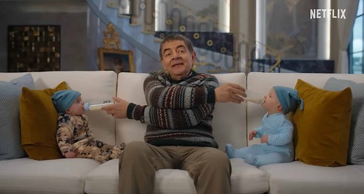 Rowan Atkinson gives babysitting a hilarious spin in ‘Man vs Baby’ trailer