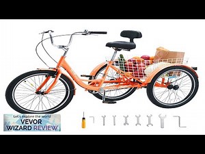 VEVOR Adult Tricycles Bike 26 Inch Three-Wheeled Bicycles 3 Wheel Bikes Trikes Review