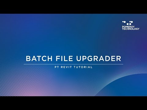 PT Revit Tutorial: Upgrade Multiple Revit Files at Once