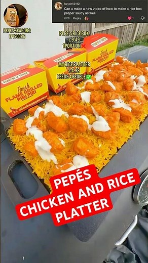 How to make pepes chicken and rice box at home 😍