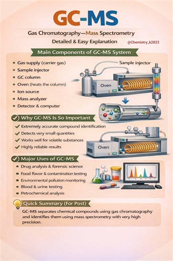 Gas Chromatography–Mass Spectrometry (GC-MS): A Powerful Tool for Chemical Analysis #chemistry #neet