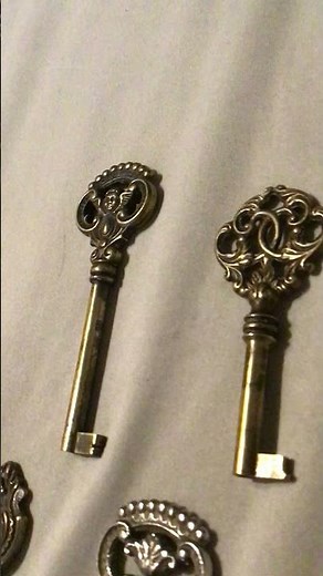 Yellow Brass Fancy Skeleton Keys Collection!!!!!!!!!!!!