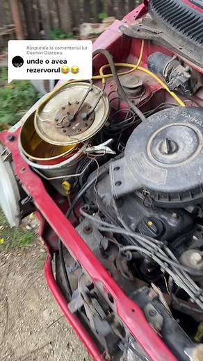 Exploring a Car Engine in Disrepair