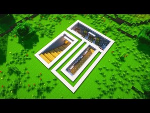 Minecraft: Modern Underground House Tutorial 🏠