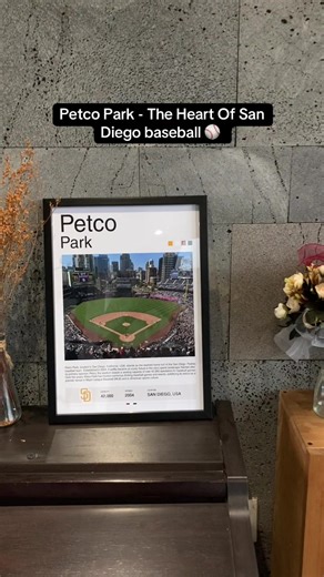 Petco Park Poster for San Diego Baseball Fans