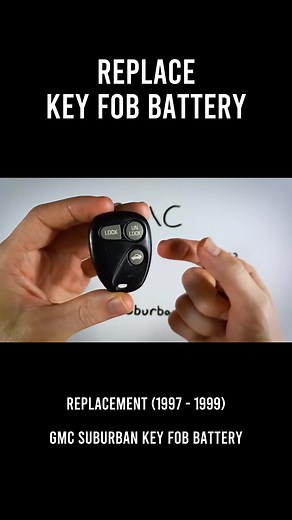 GMC Suburban Key Fob Battery Replacement (1997 - 1999) #auto #howto #battery #keyfob #gmc #suburban #diyrepair #carcare #vehiclemaintenance