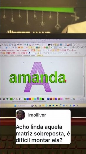 Making overlapping letters #tips #program #createletters